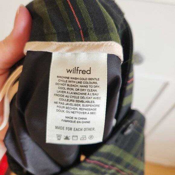 Wilfred Green Plaid Pencil Skirt - US8 - Worn Once - Picture 5 of 6